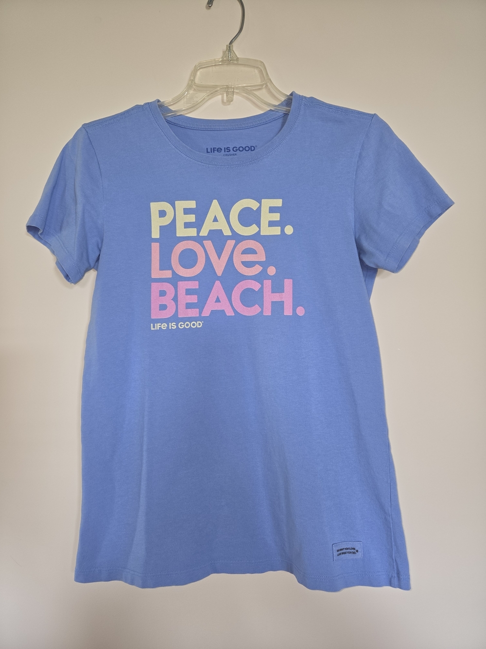 Life Is Good Blue Crusher Tee